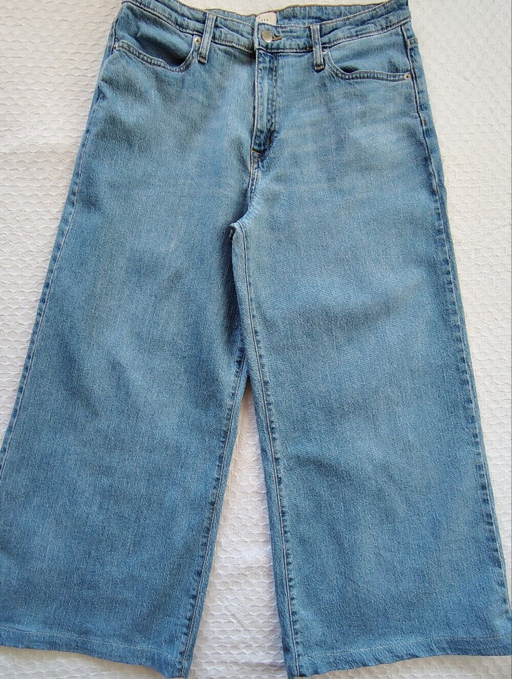 A New Day Light Wash Wide Leg Jeans - Light Blue Size 14.